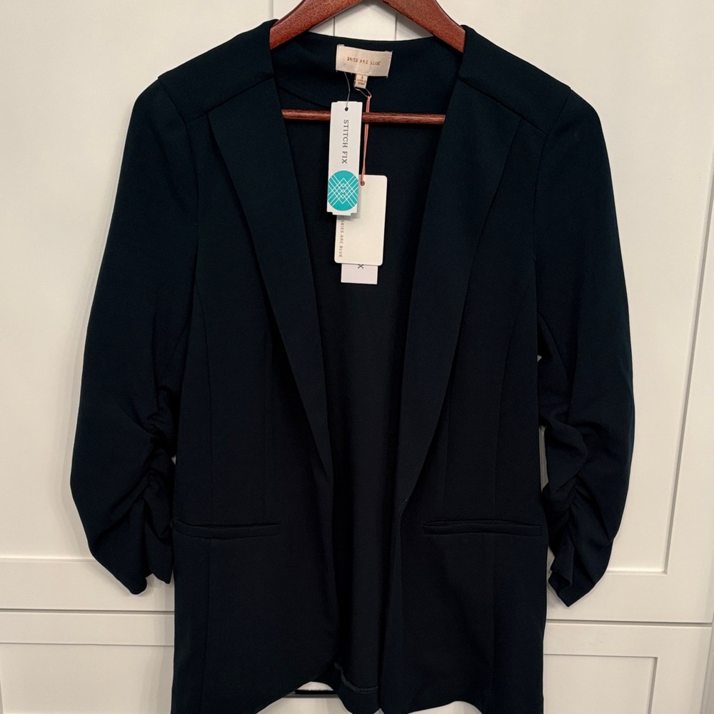 Skies Are Blue Dark Green Blazer NWT!!